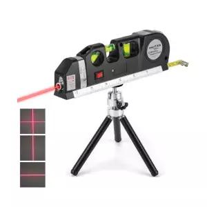 레이저 수평계 줄자 삼각대 포함 거리측정기 실내시공 목공공구