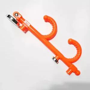 멀티 전선거치대 2단 피스조정 자석식 안전모걸이대 현관 우산걸이