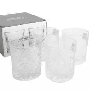 아트 퓨어 세미 (언더락4P 225ml) 유리 양주잔 위스키/투명/글라스/물컵/주스컵/우유컵/음료수/유리잔/선물