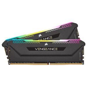 Corsair Vengeance RGB Pro 16GB (2x8GB) DDR4 3600 (PC4-28800) C18 1.35V AMD 라이젠에 최적화 - 블랙 (CMH16GX4M2Z3600C18)