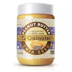 제이넛터 땅콩버터 치아씨드 454g 1개- 무첨가 무설탕 땅콩잼