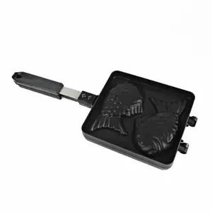 붕어빵팬 베이킹도구 와플기계 붕어빵틀 붕어빵기계/크로플/메이커/캠핑/와플팬/가스렌지/가정용/와플/간식