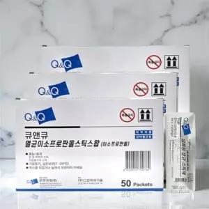 포비돈 스틱 스왑 일회용 알콜 멸균 면봉 가정용 구급함 창상 50개입 3세트