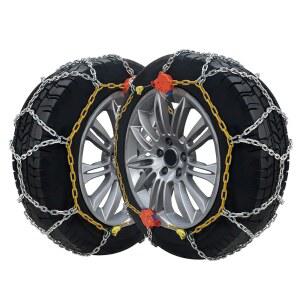 232805 경트럭, SUV, 자동차, 픽업트럭용 조절식 스노우 타이어 체인, 미끄럼 방지 체인 2팩 겨울용 245/70R19 5 255/70R18 255/80R17 265/60R20 275/50R21 285/45R22