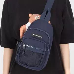 미니 슬링백 가벼운 미니멀 남녀공용 경량 슬링백 크로스 포켓 메쉬 여행 크로스바디 데일리 여성 가방