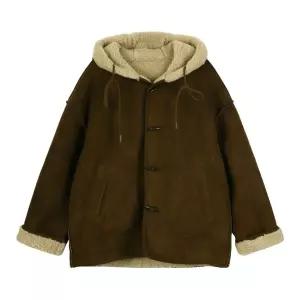 [AK원주점] [플라스틱아일랜드] 리버시블 후드 무스탕 자켓 PR4MJ201