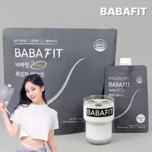 바바핏 리얼 단백질 쉐이크 한끼 식사대용 체중조절 다이어트 파우더 흑임자맛 50g X 30개