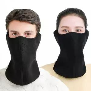 [골드스마일]겨울용 기모 방한 마스크 목덮개 남녀공용 블랙