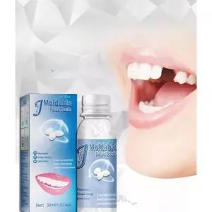 임시 틀니 의치 인공 만들기 이빨