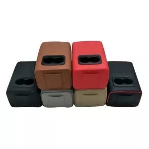 자동차 뒷좌석 2열 음료 LED 팔걸이 차량용 상자 컵홀더