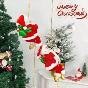 산타인형 크리스마스장식 댄싱산타 움직이는산타 줄타는산타 사다리산타