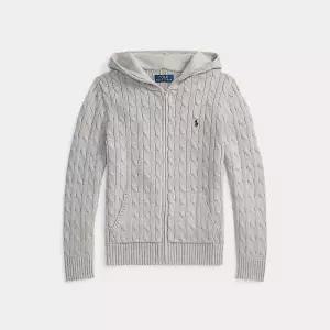 [폴로랄프로렌]랄프로렌 보이즈 케이블 꽈배기 후드집업