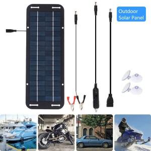 30W 휴대용 태양광 패널 키트 고효율 자동차 배터리 트리클 충전기 RV 캠핑카 트랙터용