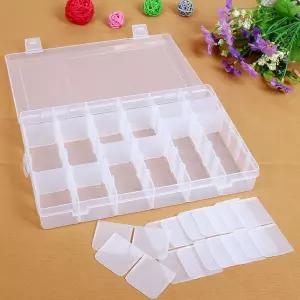 칸칸 수납 멀티 박스/정리함/악세사리/보관함/정리/수납함/접이식/플라스틱/투명/공구/부품/소품/다용도/대