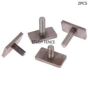 2개 스테인리스 스틸 304 나사 T 볼트 호환 16mm/27mm 트레드 라이노 툴레 야키마 프로 롤라 루프랙 어닝