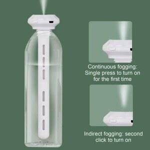 여행용 물통 가습기 조용한 스프레이 아로마테라피 USB 휴대용 미스트 홈 오피스 쿨 디퓨저 정화기 없음