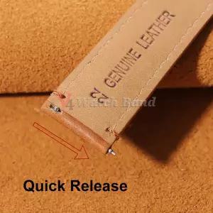 소가죽 가죽 시계 스트랩 22mm 24mm Fossil 밴드용 카시오 22mm 빈티지 브라운 시계 밴드 퀵 릴리스 팔찌