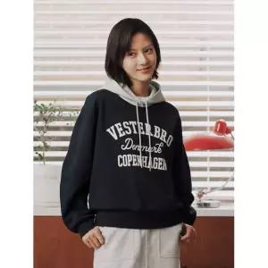 탑텐 TOPTEN 여성) 더블니트 그래픽 스웨트 후디_MSF3TH2001 MSF3TH2001 173407