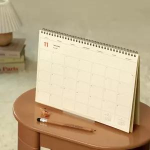 아이코닉 플로우 A4 먼슬리 2026 플래너 스케줄러 직장인 업무 업무용 월간 2026년 플래너 탁상 달력