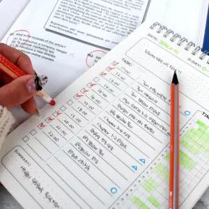 하루 데일리 스케줄러 생활 학습플래너 일일 계획표 타임플래너