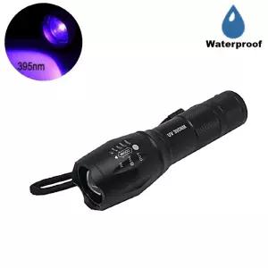 3W 395nm 자외선 램프 UV LED 블랙라이트 손전등 140mm (HAL5323)