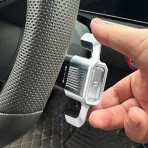 ABS 자동차 스티어링 휠 시프트 기어 노브 스위치 커버 보조 현대 산타페 MX5 인테리어 액세서리