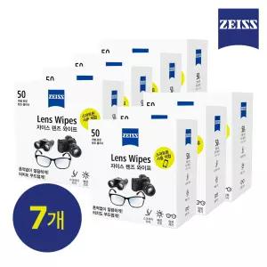 [자이스] 렌즈와이프 일회용 휴대폰클리너  카메라액정클리너 렌즈청소 먼지제거 50매 X 7세트