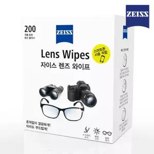 [자이스] 렌즈와이프 일회용 휴대폰클리너  카메라액정클리너 렌즈청소 먼지제거 200매