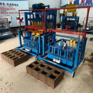 2-45 4-30 벽돌 만들기 기계 콘크리트 시멘트 단단한 블록 자동