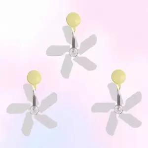 [셀러에이드]회전 에어컨 공기순환기 무동력 절약형 바람팬