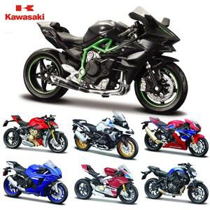 Maisto 1:18 카와사키 닌자 H2R KTM RC 390 YZF-R1 네이키드 V4 S 야마하 MT-07 2018 오토바이 모델 컬렉션 선물 장난감
