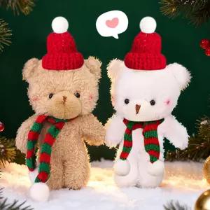 귀여운 크리스마스 곰돌이 키링 산타 인형 장식 선물