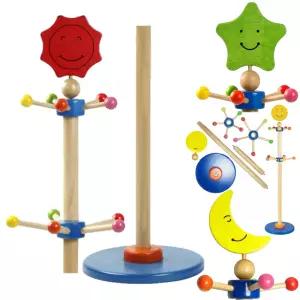 브알라 옷걸이 원목 스탠드행거 조립식 햇님 별님 달님 가방걸이 다용도 헹거 유아 키즈