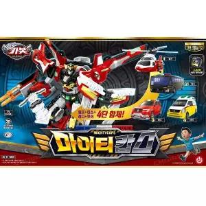 헬로카봇 마이티캅스 4단합체 헬프 캅스 레디 큐어 헬기 미니카 자동차 큐브팩 장난감 선물