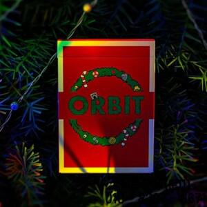 크리스마스 한정판 매직 포커 카드 오르빗 시리즈 트랙 슬라이딩 종이 마술 트릭용 3세 적합