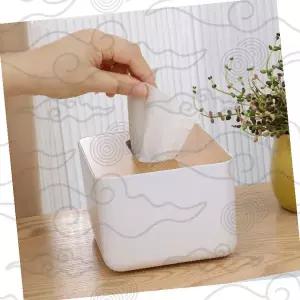 우드 티슈케이스 원목 휴지통 북유럽 인테리어 데스크 정리함 냅킨보관함 화이트 미니멀 사각 수납케이스
