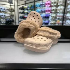 [크록스] 크록스 베이 라인드 클로그 211753-6UR 쿼츠 핑크