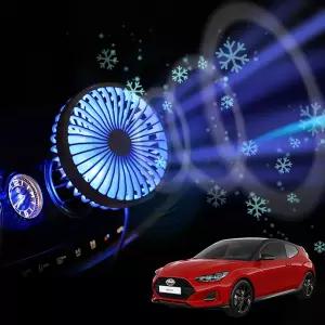 더뉴벨로스터 차량용 송풍구 호환 선풍기 시즌3구형 USB포트 미니 휴대용 용선풍기 자동차 용에어서큘레이