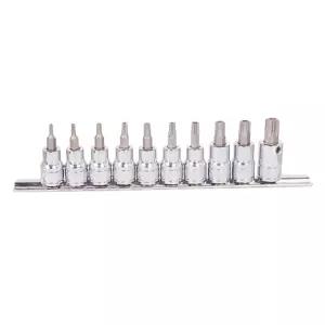 3 8SQ 홀형 별비트소켓세트 BS-310TA 10PCS (1EA)산업용품 공업 절삭용다이스 유압식공구 작업