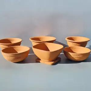 이랑 국내산 수제토분 BO 3종세트 - 수공예화분 미니 다육분 잔디