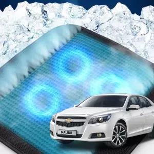 말리부 호환 차량용 쿨링시트 메쉬 4팬의자방석 아이스 휴대용 용통풍 여름용자동차 용매쉬 용쿨 사무실 방