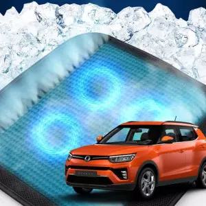 베리뉴티볼리 호환 차량용 쿨링시트 메쉬 4팬의자방석 아이스 휴대용 용통풍 여름용자동차 용매쉬 용쿨 사