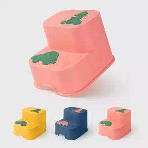 욕실 발디딤대 소형계단 화장실 세면대 2단 3컬러 침대 펫스텝 스툴의자 보조 미니 디딤판