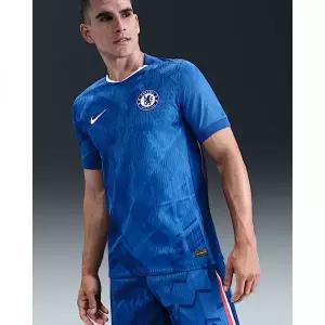 [나이키]첼시 F.C. 202526 매치 홈 남성 드라이 핏 ADV 축구 어센틱 저지 - 러시 블루화이트스피드 레드