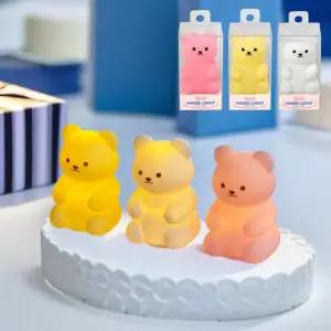 미니 베어 무드등 캐릭터 귀여운 수면등 인테리어 수유등 곰돌이 취침등 램프 조명 (2개)