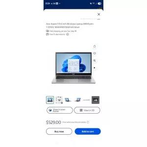 Acer Aspire 3 15.6 inch Windows LAPTOP 랩탑 노트북 AMD Ryzen 7-5700U 16GB RAM 512GB SSD 솔리드 스테
