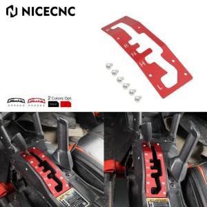 캔암 매버릭 X3 Max R 4x4 터보 DPS - 알루미늄용 UTV 시프터 게이트 패널 x3 Can Am  반사경 포함)