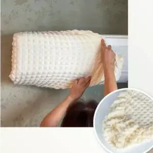 에어컨덮개 L 아이보리 스판 벽걸이 에어컨 커버 무지 신축성 덮 벽걸이에어컨커버