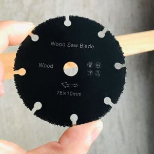 75mm 카바이드 톱 블레이드 미니 커팅 디스크 다이아몬드 그라인더 휠 금속 목공 플라스틱 절단 1pc