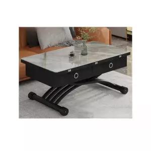 리프트업거실테이블 리프팅 높이조절 X자 거실 탁자